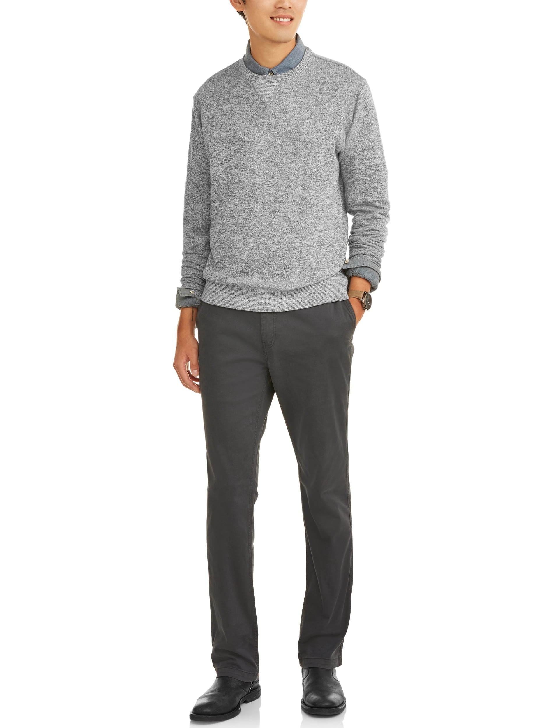 walmart george pants slim straight