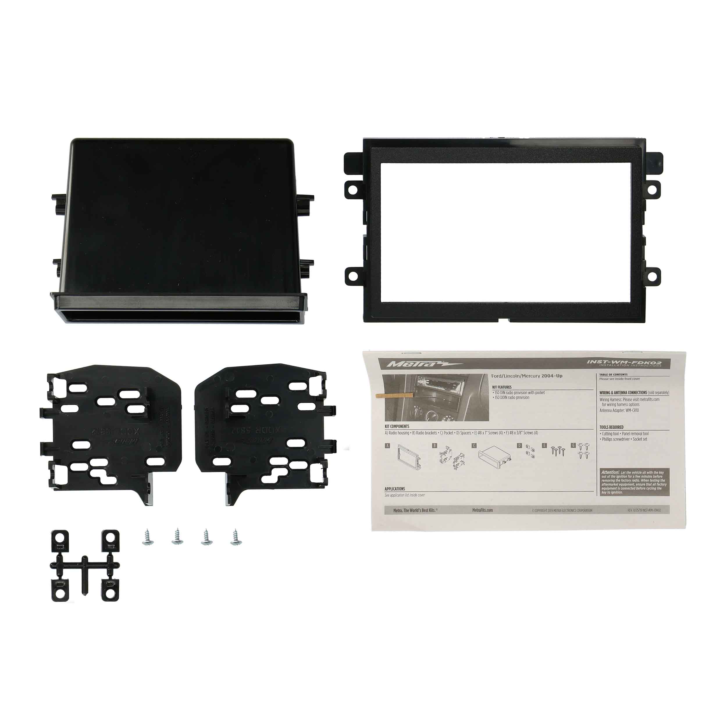 Metra 108-UN02 Universal Double DIN Dash Kit – Floating Mount For Pioneer 8