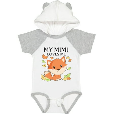 

Inktastic My Mimi Loves Me- Little Fox Boys or Girls Baby Bodysuit