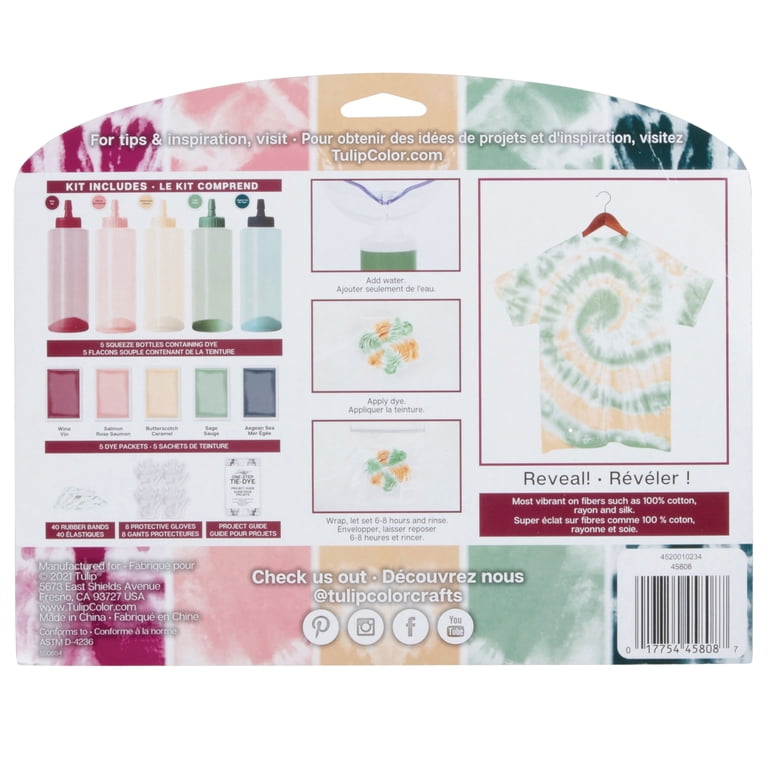 Tulip Wilderness One-Step Tie-Dye Kit, 6 Pack - Walmart.com