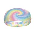 thumbnail image 2 of Motion Adornment Sweatband 15 In Both Men And Women Can Stretch Breathable Soft Perspiration For Hiking Walking Running Exercise Aliceblue Tie-Dye Background Rainbow Colors_3, 2 of 8