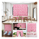 thumbnail image 2 of Kit 12 Pzas Panel De Flores Bloosom  Artificiales Muro Decorativos Rosas Pared, 2 of 5