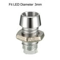 thumbnail image 3 of Unique Bargains 100pcs 3mm LED Lamp Holder Light Bulb Socket for Light-emitting Diode Lighting, 3 of 3