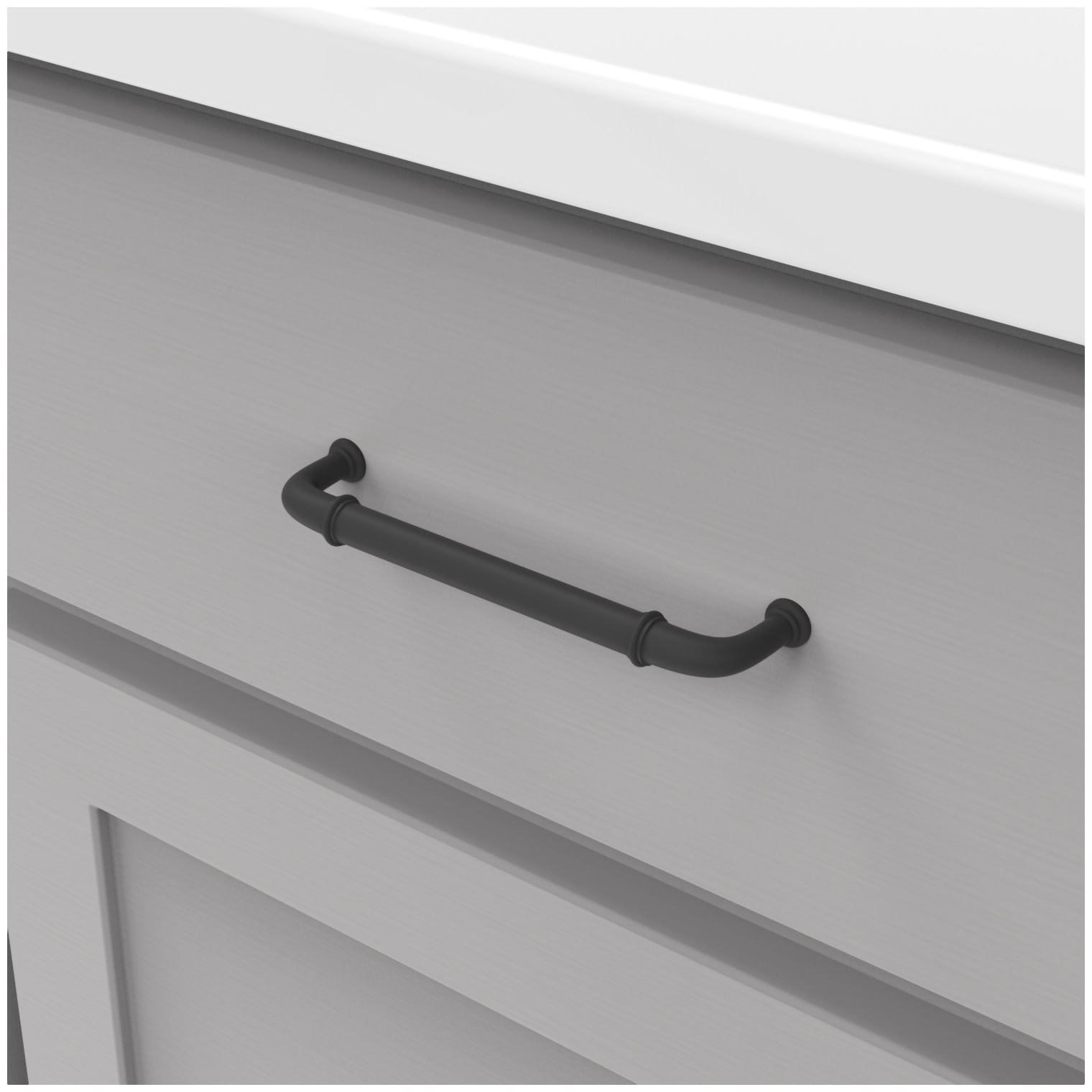 Hickory Hardware Cottage 3 Handle Cabinet Drawer Pull P3382-DAC