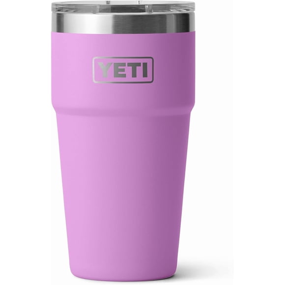 Rambler 20 oz Stackable Tumbler, Stainless Steel, Vacuum Insulated with MagSlider Lid, Desert Bloom