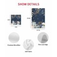 thumbnail image 7 of Navy Blue Pumpkins Fall Kitchen Dish Towels for Drying Dishes Set of 3, Thanksgiving Gold Eucalyptus Leaf Waffle Weave Microfiber Hand Tea Bathroom Towels Quick Dry & Absorbent Towel 15.7x23.6, 7 of 7