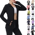 thumbnail image 2 of FUZHIQ Women's UPF 50+ Sun Protection Hooded Jacket Loose Fit Cooling Lightweight Long Sleeve Full Zip UV Sun Shirt for Daily Wear Beach Travel,L, 2 of 8