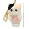 thumbnail image 2 of HEFEIYI Adorable Fragrance Hanging Ornament Cute Kitty Penguin Bunny Keychain Charm Soft Stuffed Animal, 2 of 3