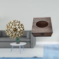 thumbnail image 2 of Escultura Rústica De Hierro Para Pared Con Soporte Para Caja De Pañuelos De Madera, Placa Decorativa 3D Y Organizador Para Oficina, Sala De Estar, Baño Y Hogar., 2 of 8