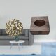 thumbnail image 2 of Escultura Rústica De Hierro Para Pared Con Soporte Para Caja De Pañuelos De Madera, Placa Decorativa 3D Y Organizador Para Oficina, Sala De Estar, Baño Y Hogar., 2 of 8