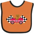 thumbnail image 3 of Inktastic Race Car Racing Bear Animal Boys or Girls Baby Bib, 3 of 4