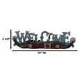 thumbnail image 3 of Rustic Western Cowboy Boot Spurs Buckle Turquoise Welcome Sign Desktop Figurine, 3 of 9