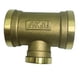 thumbnail image 1 of Rosca en T Adaptador de conector de latón completo Accesorios de tubería Piezas Adaptador de plomería DN15 x DN25 Cola Adaptador de rosca de latón de 3 vías, 1 of 8