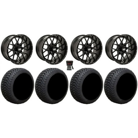 GTW Vortex 2 12 Golf Cart Wheels Black 215×50 Cruze Tires E-Z-GO & Club Car GTW Vortex 2 12 Golf Cart Wheels Black 215×50 Cruze Tires E-Z-GO & Club Car