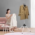 thumbnail image 3 of Peakora Garment Hanger/Drying Rack/Handheld Clothes Steamer Holder/Fabric Steamer Ironing Steamer Bracket/Pants Hanger/Telescopic Folding Hanger/Garment Steamer Accessories (Black), 3 of 19