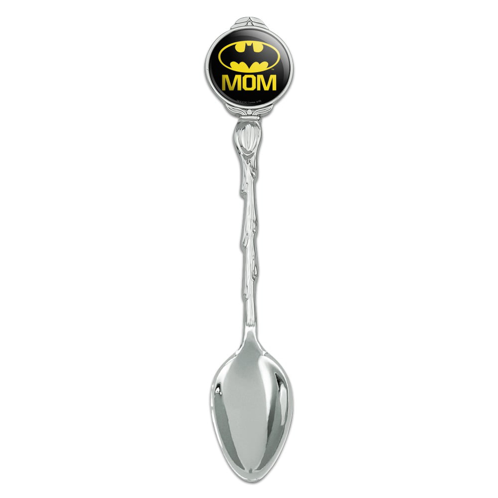Batman Classic Bat Shield Logo Novelty Collectible Demitasse Tea Coffee Spoon 