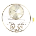 thumbnail image 1 of Reloj de pared moderno, innovador reloj silencioso de alce redondo, decoración del hogar, sala de estar y Hotel, 1 of 14