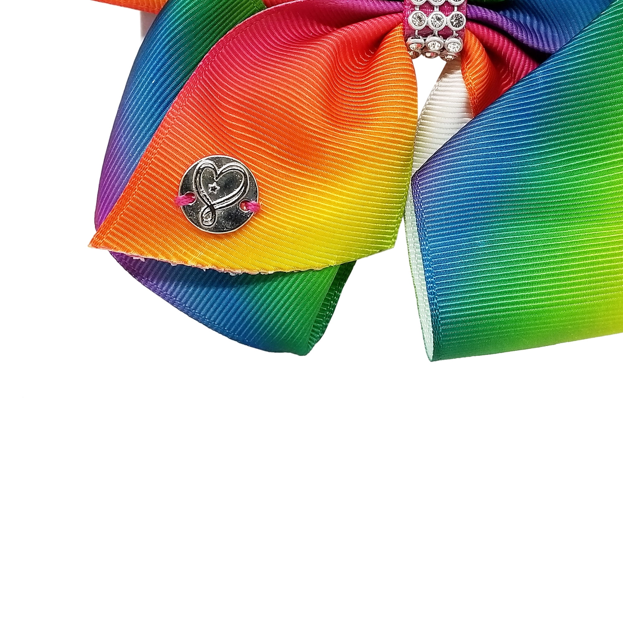 Medium Hair Bow (Rainbow)
