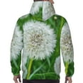 thumbnail image 7 of Goofa Dandelion Flower In The Meadow for Men's Hooded Sweatshirt - Lightweight Pullover Hoodie with Kangaroo Pocket, Perfect for Everyday Wear-Medium, 7 of 7