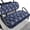 Blue Sea Turtle Pattern, variant on Pzuqiu Blue Tropical Palm Tree 2 Piece Golf Cart Seat Covers - Breathable Washable Protective Set for Most 2-Seater Golf Carts