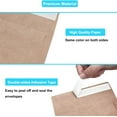 TRAHOO100 Pack 4x6 Envelopes for Invitations, Brown Kraft Envelopes