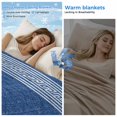 thumbnail image 2 of Dark Blue Retro Greek Key Cooling Blanket,Lightweight Breathable Summer Throw Blanket with Double Sided Cold Effect,Geometric Greece Ancient Rustic Picnic Blankets Bed Sheet for Hot Sleepers 30"x40", 2 of 8