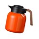 thumbnail image 4 of Cafetera térmica de acero inoxidable, tetera, 1200 ml, práctica jarra térmica Naranja, 4 of 9