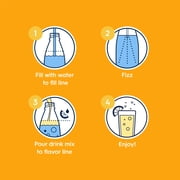 sodastream 14.9 fl oz Classics Lemonade Zero Sugar Drink Mix, 4pk