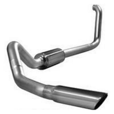 Diamond Eye KIT 4in CB MFLR RPLCMENT PIPE SGL AL: 01-05 CHEVY/GMC 6.6L 2500/3500