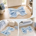thumbnail image 6 of BUDAO00 Bow Shaped Area Rug, Cute Decorative Floor Mat for Bedroom Bathroom Vanity Entryway, Soft Accent Carpet for Girls Room Dorm Apartment and Playroom Home Decor, 31.5 x 19.7 Inch, 6 of 7