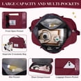 thumbnail image 3 of Gynky Travel Duffle Bag Set 2 Pack Weekender Bags for Women with Shoe Compartment Carry On Overnight Gym Duffel Bags with Wet Pocket Hospital Bags for Labor and Delivery, 3 of 8