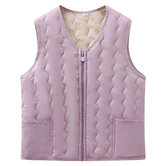 Womens Vest Puffer Vest for Women Full Zip Sleeveless Vest Lightweight Vests Womens Fall Vest Ladies Vests
