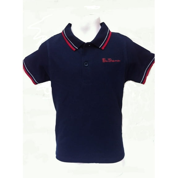 Ben Sherman Boy's Polo Shirt, Size 5, Navy