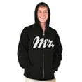 thumbnail image 5 of Mr Husband To Be Newlywed Groom Zip Hoodie Sweatshirt Men Brisco Brands M, 5 of 6