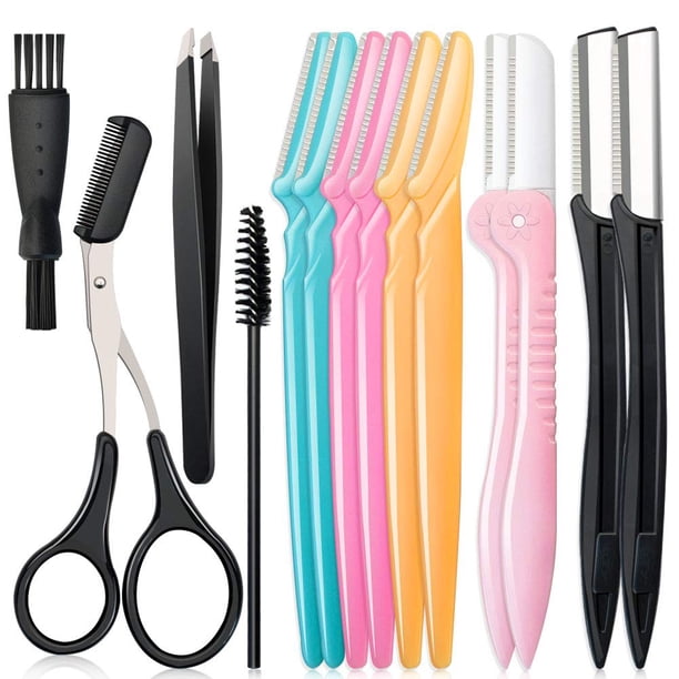 Kit de rasuradoras para cejas Spaidoon 14 en 1 de acero inoxidable