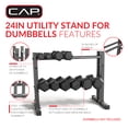 thumbnail image 4 of CAP Barbell Cap 24 Inch Rack, 4 of 9