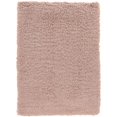 thumbnail image 1 of Linon Luxe Plush Shag Hand Tufted Polyester 5'x7' Rug in Blush Pink, 1 of 5