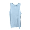 thumbnail image 6 of WAYUTE Tank Tops for Women Oversized Round Neck Sleeveless Tank Tunic Soft Breathable Tennis Gym Solid Color Cover Up Shirt,Light Blue,3XL, 6 of 6