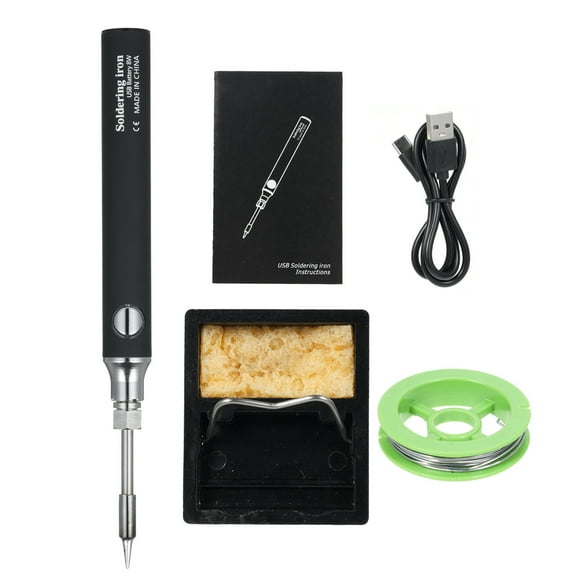 Cordless Soldering Iron Kit, USB Rechargeable Mini Cordless Soldering Iron,