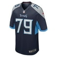 thumbnail image 2 of Men's Nike Lloyd Cushenberry III  Navy Tennessee Titans  Game Jersey, 2 of 6