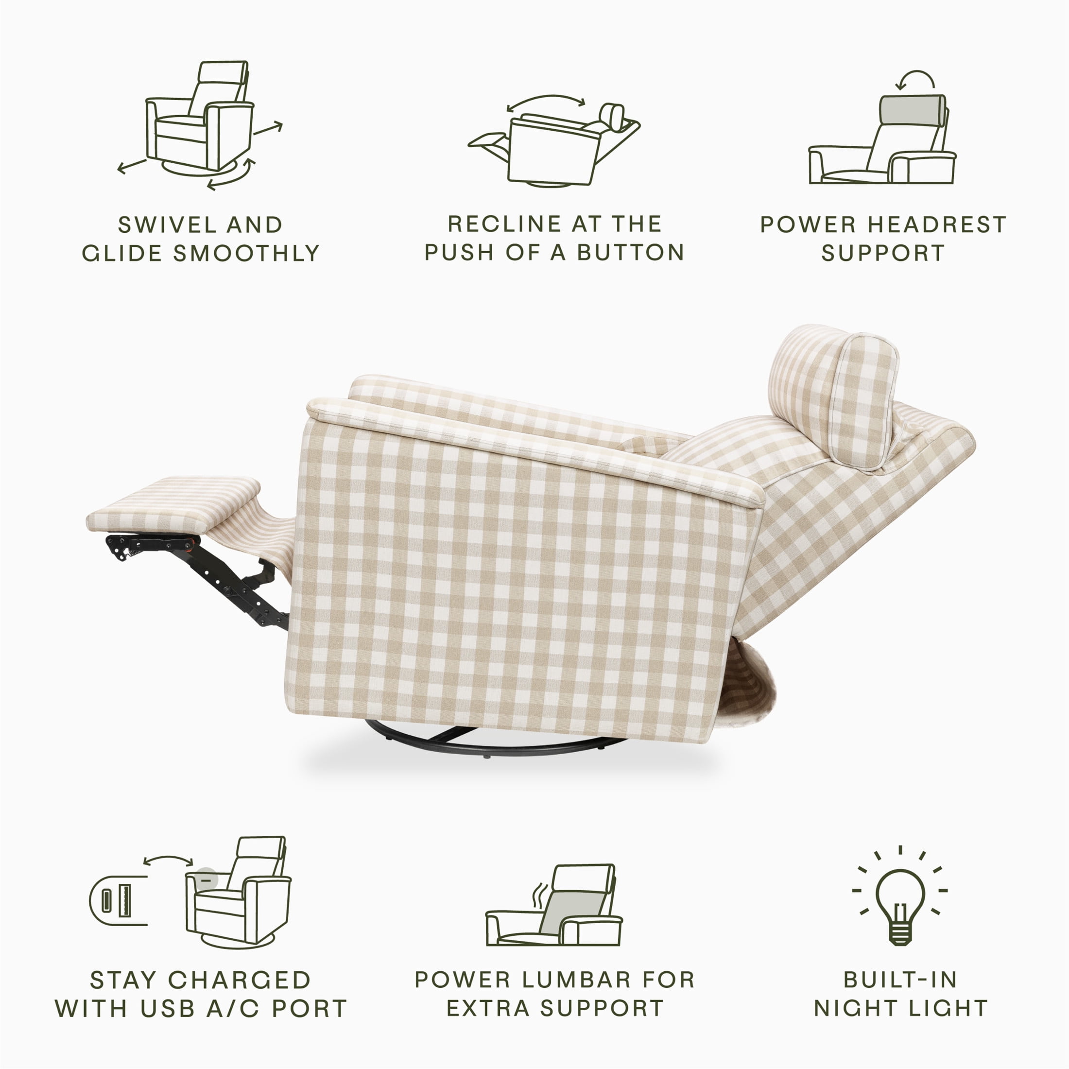 Namesake Willa Pro Power Recliner and Swivel Glider