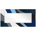 thumbnail image 4 of "Blue Waves" Hand Made Solid Paulownia Wood Beveled Leaner Mirror size 80" x 40", 4 of 12