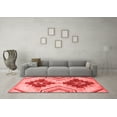 thumbnail image 3 of Ahgly Company Indoor Rectangle Abstract Red Modern Area Rugs, 4' x 6', 3 of 4