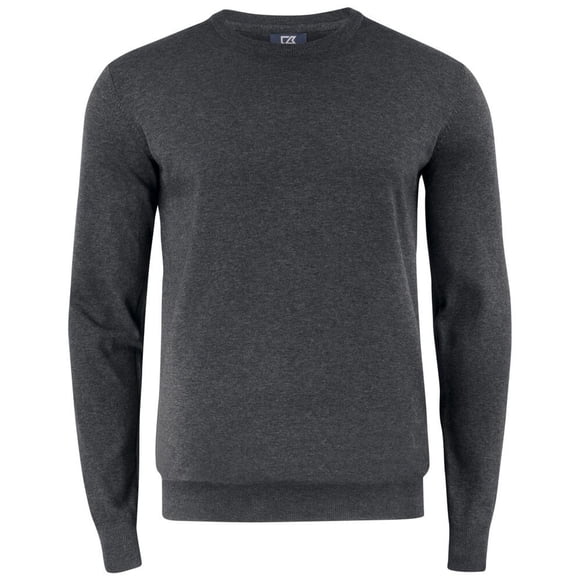 Cutter & Buck Mens Oakville Knitted Crew Neck Sweater Top