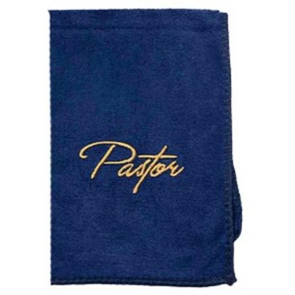 Swanson Christian Supply 214343 Microfiber Pastor Towel, Navy