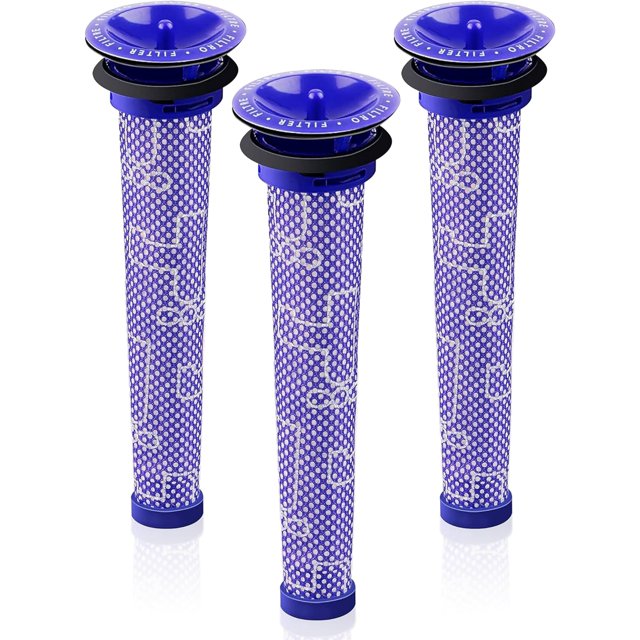 3Pack Pre Filter compatible for Dyson V6 V7 V8 DC58 DC59 Series Vacuum Replace Part # 965661-01_Special Gift
