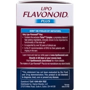 Lipo Flavonoid Ear Ringing Relief Supplement, Clinically Tested Ingredients, 100 Caplets