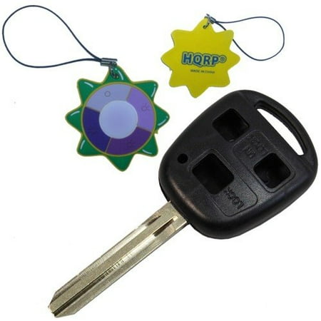 2009 Jenson Button (HQRP 3 Button Key Fob for Toyota FJ Cruiser 2007 2008 2009 2010 07 08 09 10 Remote Uncut Shell + HQRP UV)