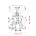 thumbnail image 3 of TIMIFIS Wine Dispenser 6 Acrylic Cups Dispenser for Filling Liquid with Photoelectric Module Kitchen Appliances, 3 of 8