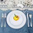 thumbnail image 3 of 600 PCS Silver Disposable Dinnerware Set for 100 Guests, Silver Plastic Plates for Party, 100 Each-Dinner & Salad Plates, Cups, Forks Knives Spoons for Wedding and Easter Events, 3 of 13